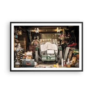 Plakat w czarnej ramie - Powrót do przeszłości - 91x61 cm