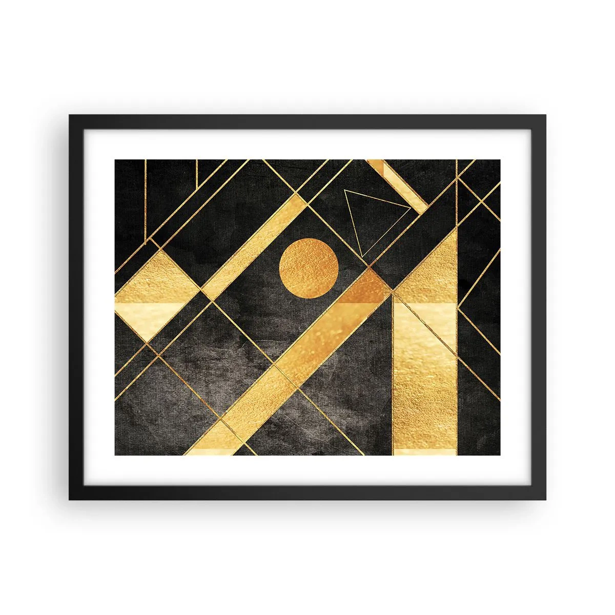 Plakat w czarnej ramie - Słońce pustyni - 50x40 cm