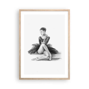 Plakat w ramie jasny dąb - Zaczarowana tańcem - 50x70 cm