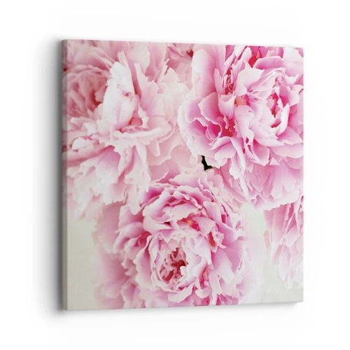 Obraz na płótnie - W różowym przepychu - 30x30 cm