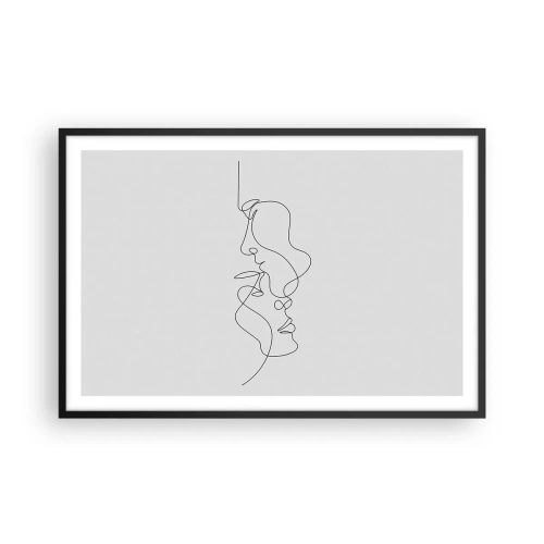 Plakat w czarnej ramie - Żar rzewnych żądz - 91x61 cm