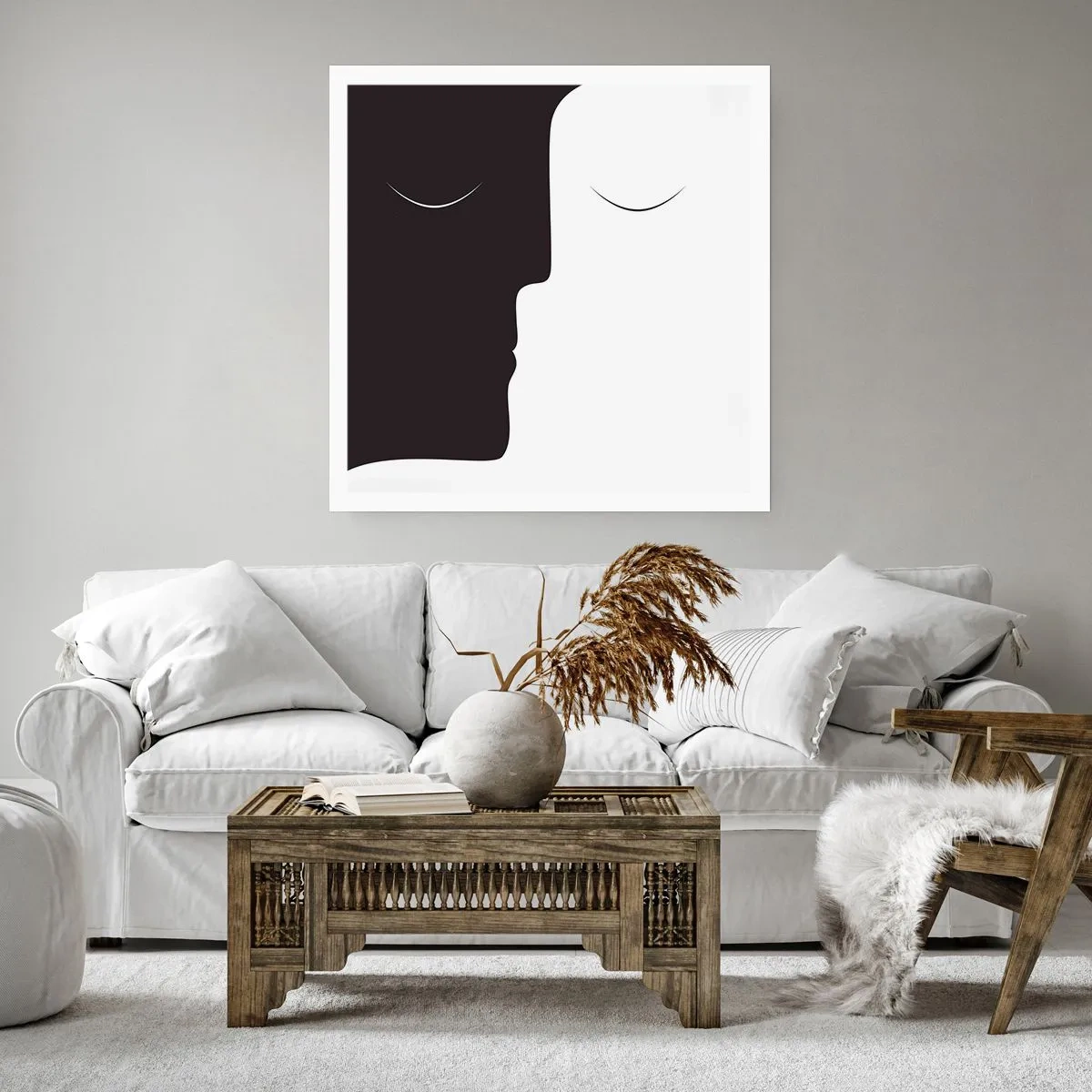 Plakat - Jedność przeciwieństw - 30x30 cm