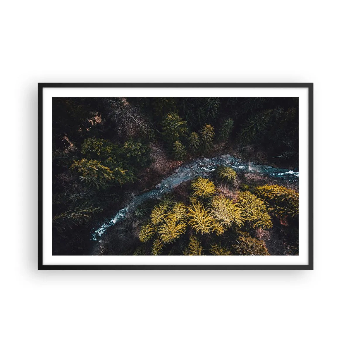 Plakat w czarnej ramie - Szybko, coraz szybciej - 91x61 cm