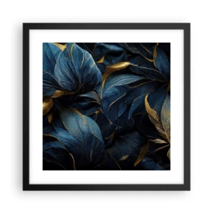 Plakat w czarnej ramie - Złotem podszyte - 40x40 cm