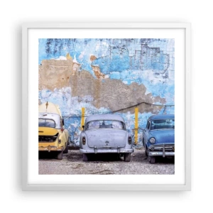 Plakat w białej ramie - Spotkanie weteranów - 50x50 cm