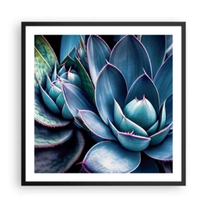 Plakat w czarnej ramie - Witalna siła - 60x60 cm