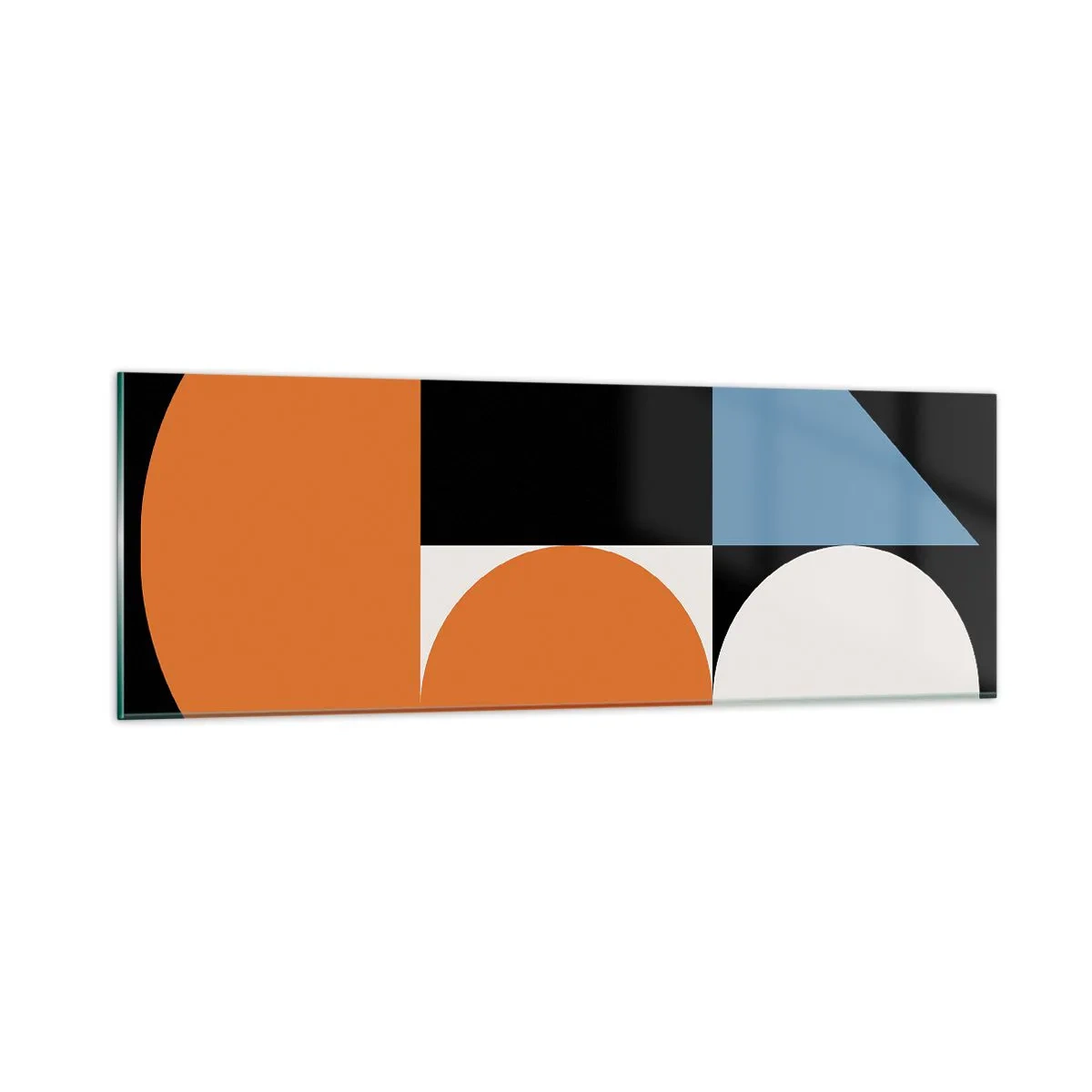 Obraz na szkle - Układ figurowy - 90x30 cm