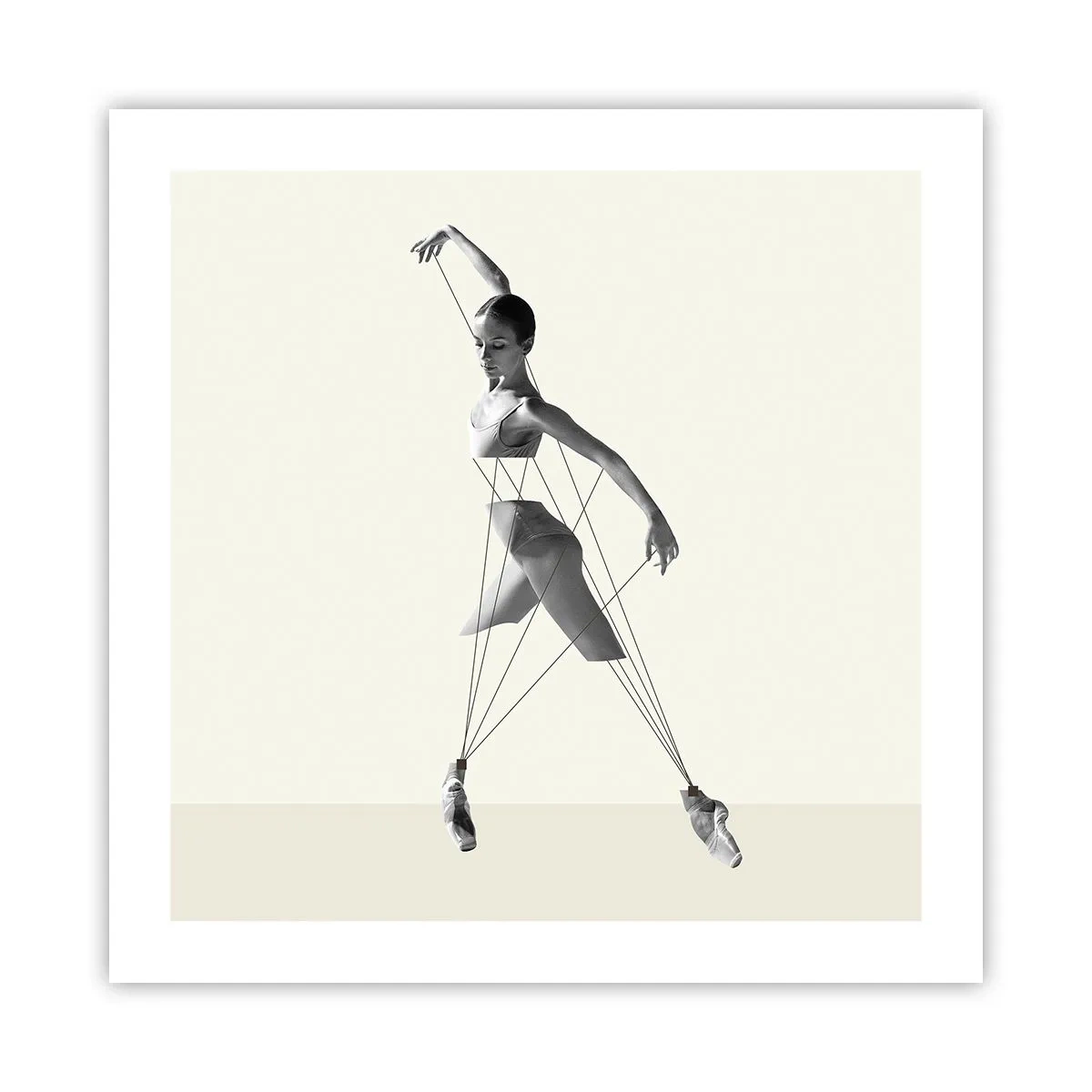 Plakat - W teatrze świata - 50x50 cm