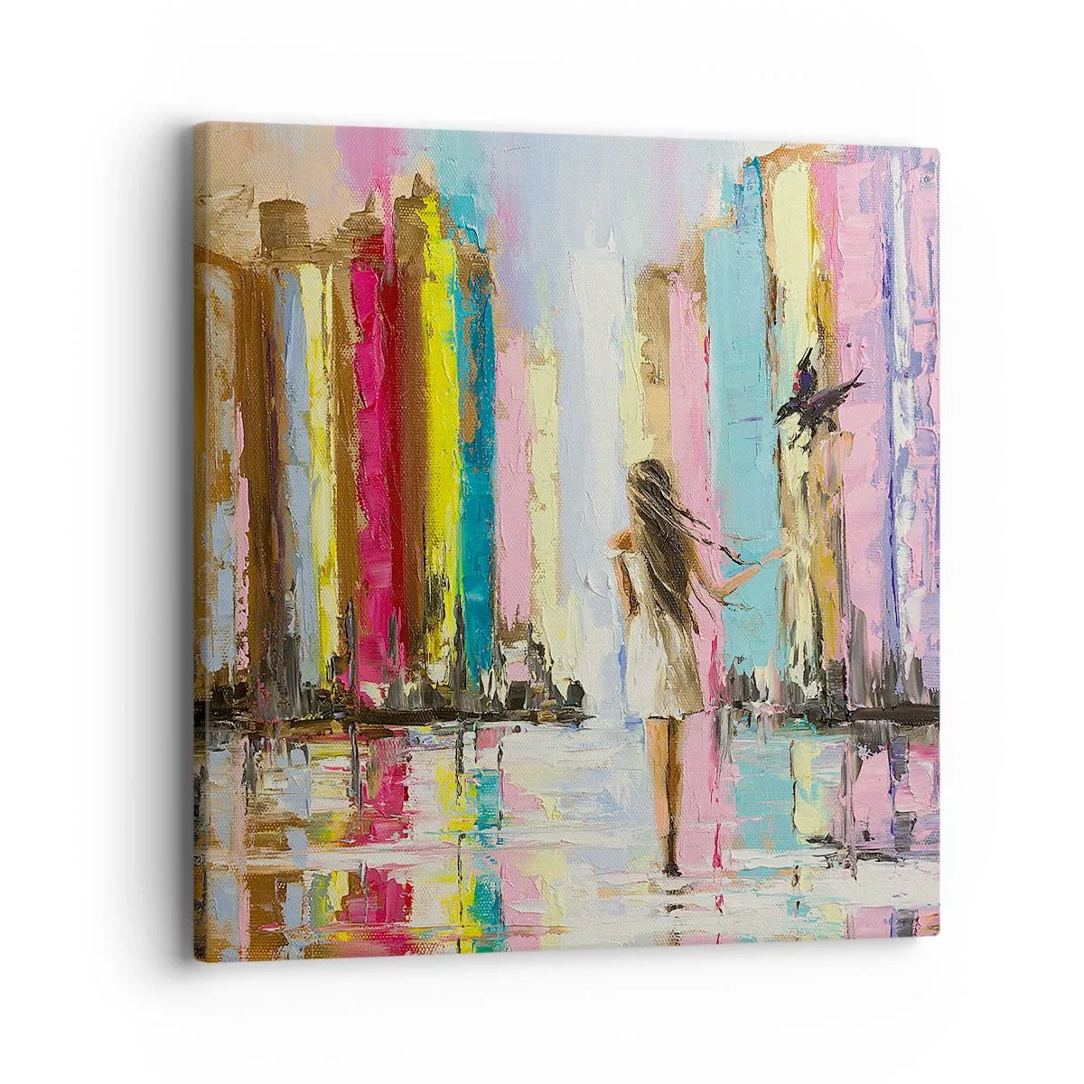 Obraz na płótnie - Idż za mną - 40x40 cm