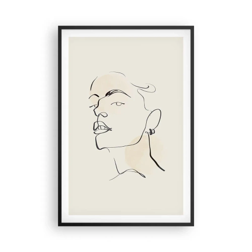 Plakat w czarnej ramie - Dumne spojrzenie - 61x91 cm