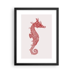 Plakat w czarnej ramie - Misterne stworzenie - 30x40 cm