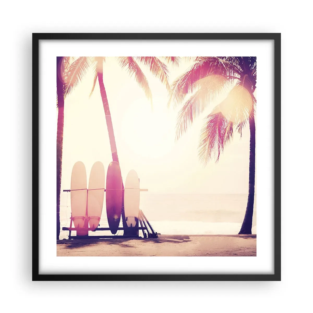 Plakat w czarnej ramie - To będzie wspaniały dzień - 50x50 cm