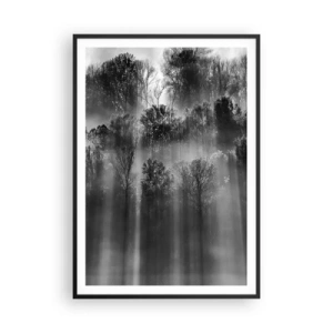 Plakat w czarnej ramie - W strumieniach światła - 70x100 cm