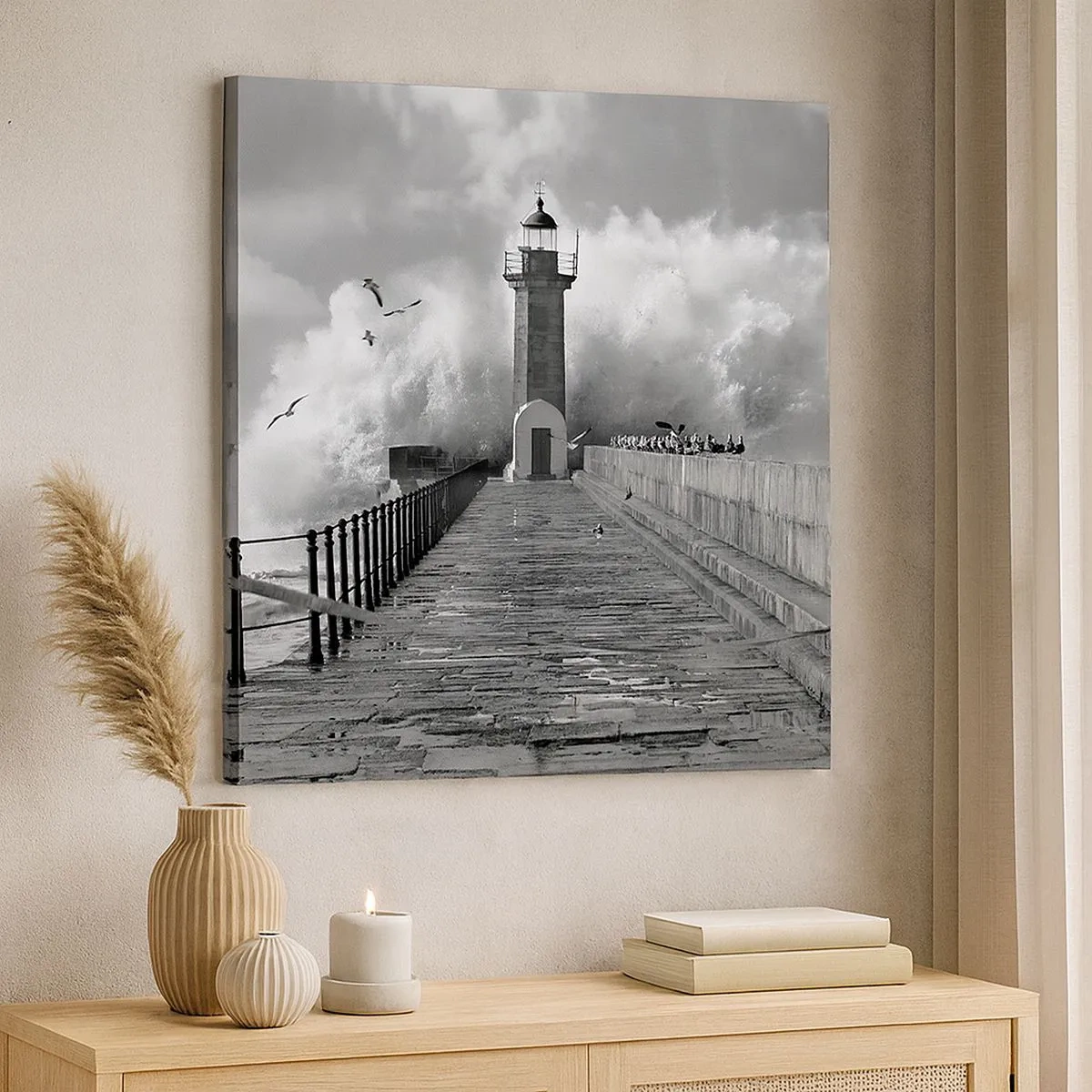 Obraz na płótnie - Nieustraszona  - 30x30 cm