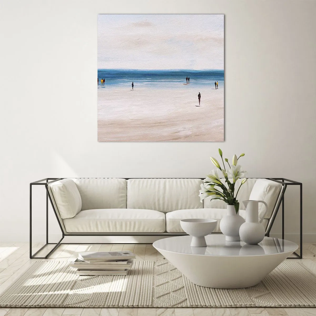 Obraz na szkle - Naturalna potrzeba - 30x30 cm