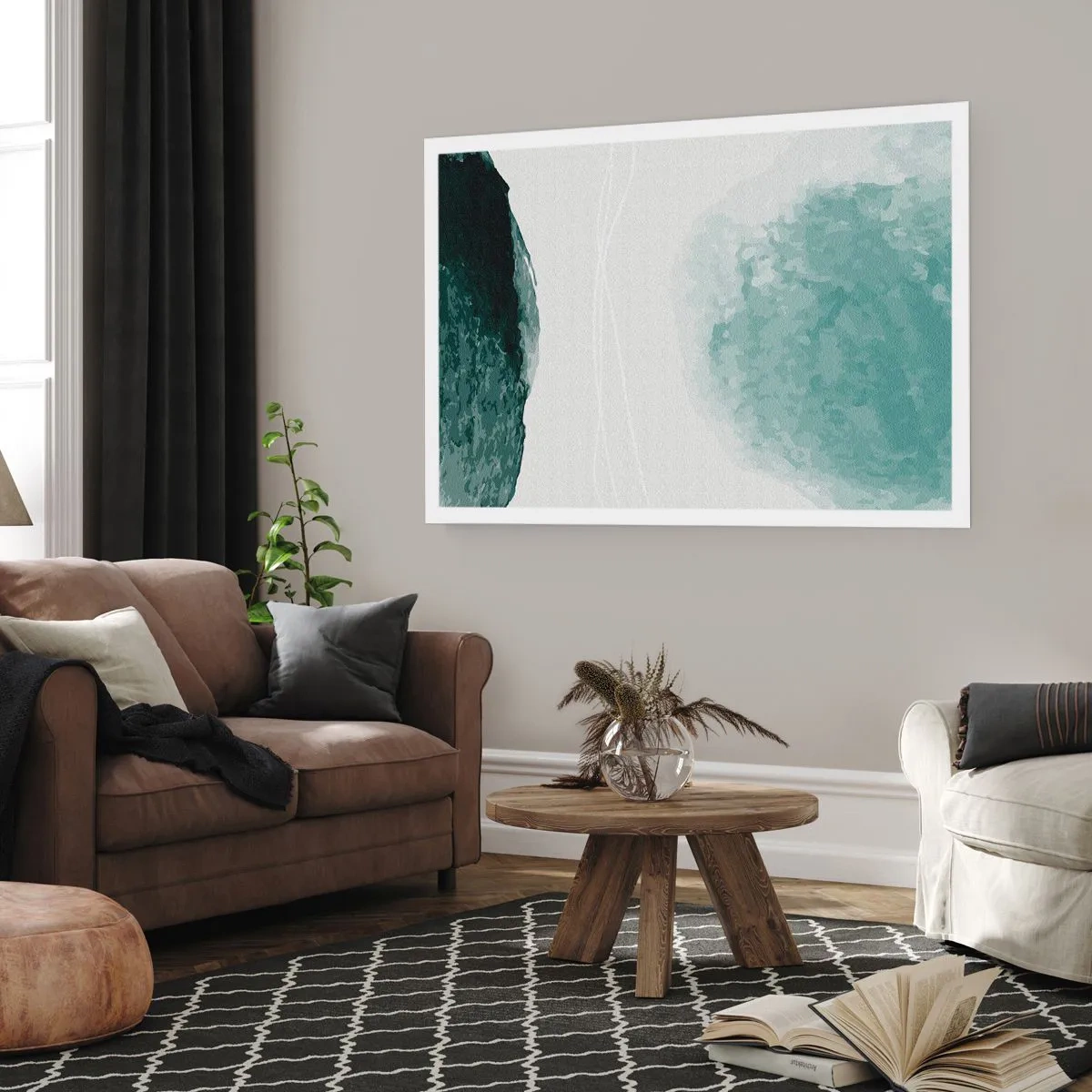 Plakat - Spotkanie z mgłą - 91x61 cm