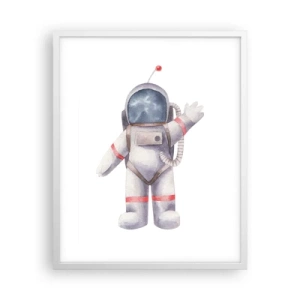 Plakat w białej ramie - To na razie! - 40x50 cm