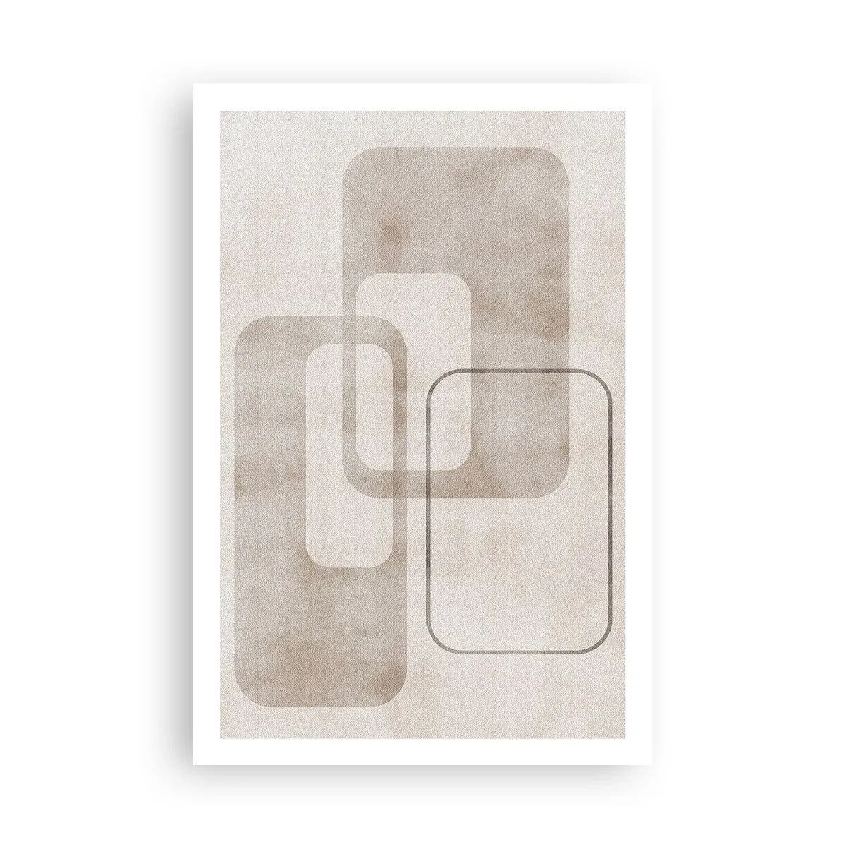 Plakat - Geometryczna fuga - 61x91 cm