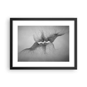 Plakat w czarnej ramie - Pocałunek wiatru - 40x30 cm
