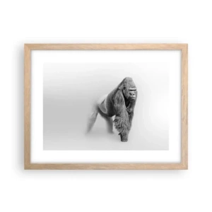 Plakat w ramie jasny dąb - Pewny swej siły - 40x30 cm