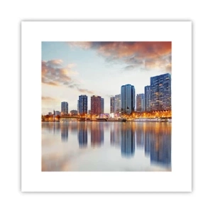 Plakat - Monumentalny spokój Paryża - 30x30 cm