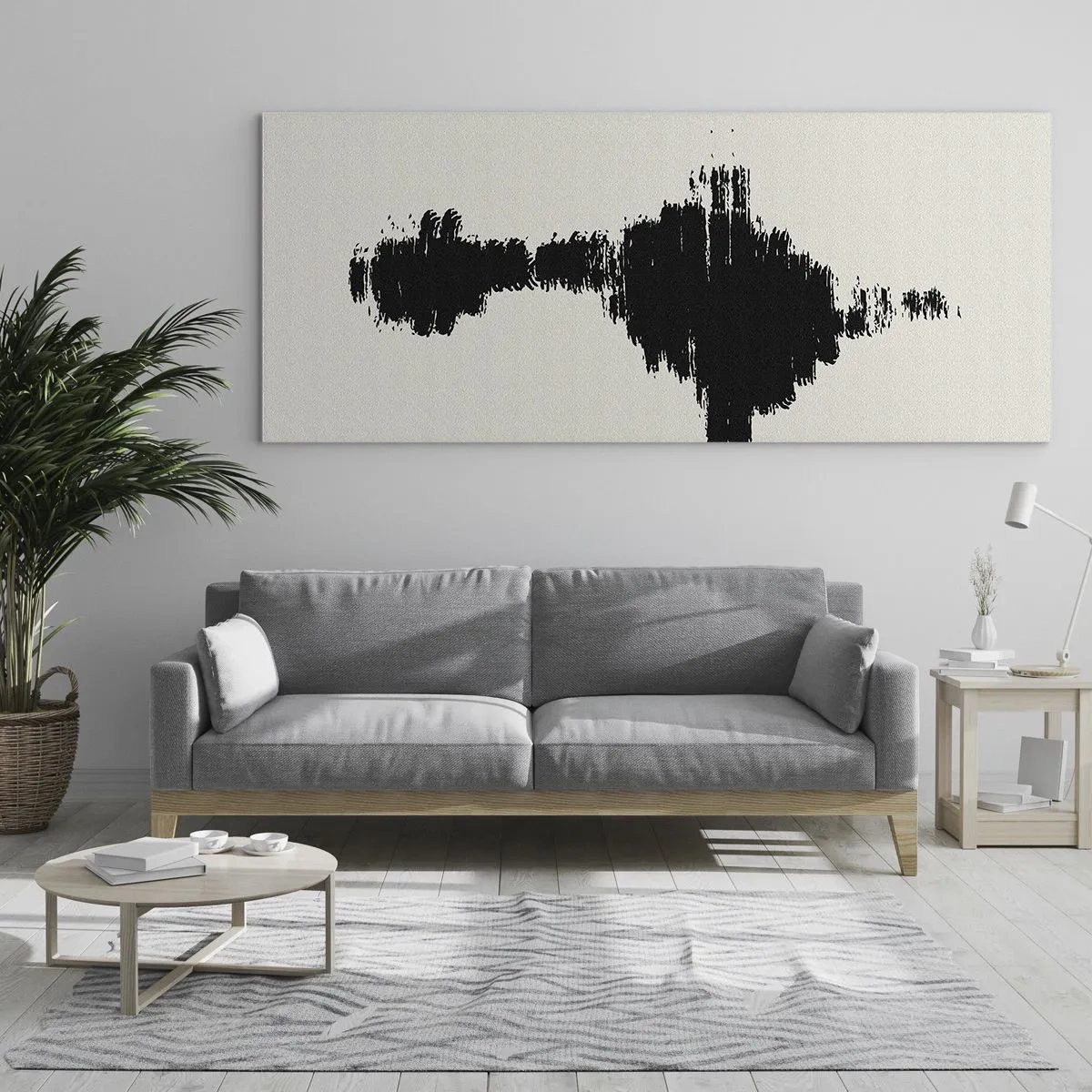 Obraz na szkle - Drgania wyobraźni - 90x30 cm