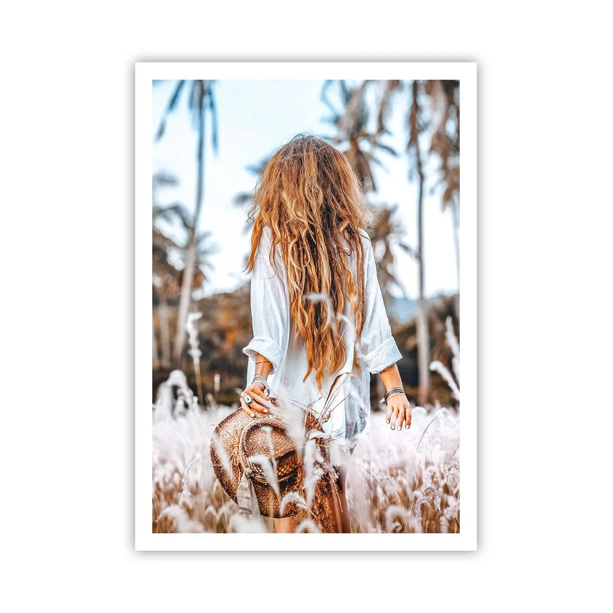 Plakat - Zrodzona z puchu traw - 70x100 cm