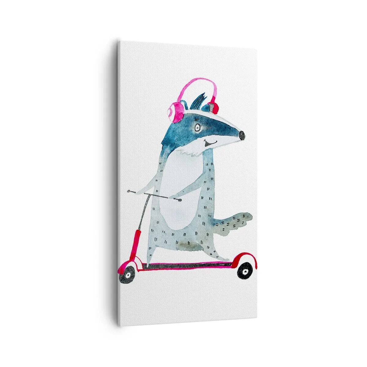 Obraz na płótnie - Borsucze radości - 55x100 cm