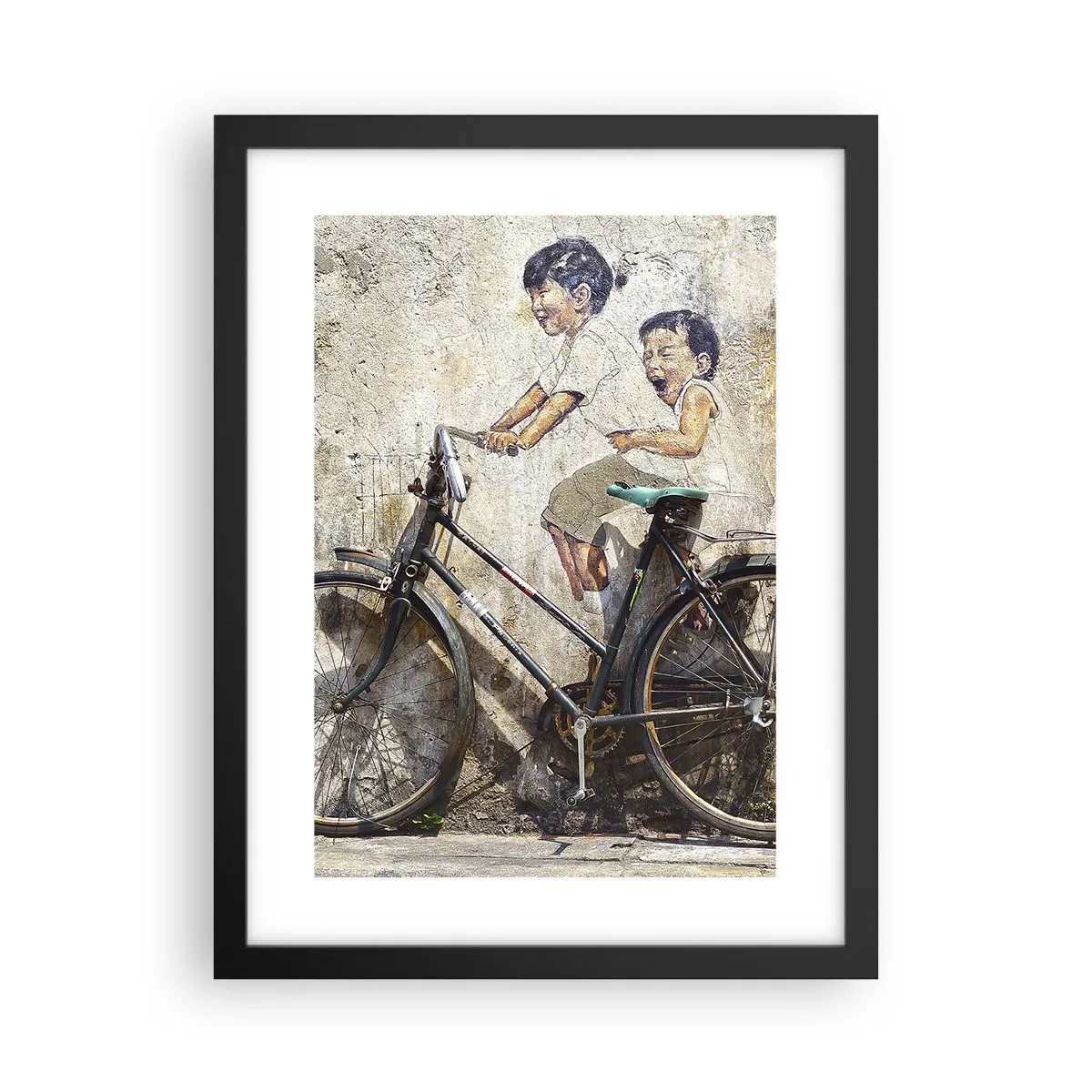 Plakat w czarnej ramie - Prawda czy fałsz? - 30x40 cm