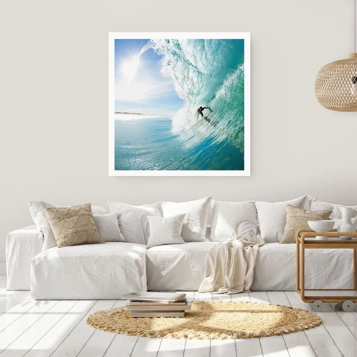 Plakat - Zawsze na fali - 30x30 cm