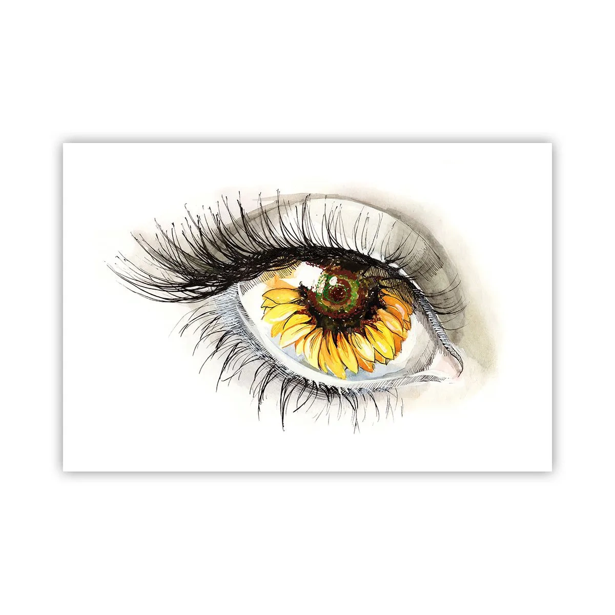 Plakat - Spojrzenie gorące jak lato - 91x61 cm