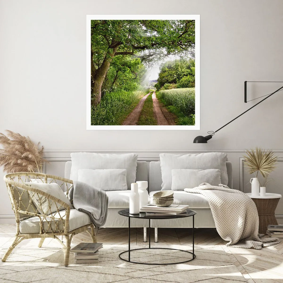 Plakat - Et in Arcadia ego - 50x50 cm