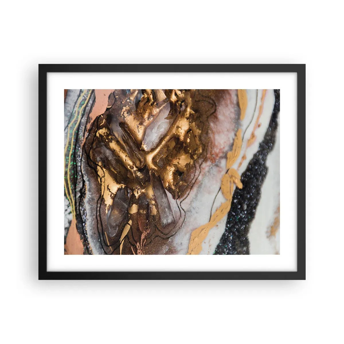 Plakat w czarnej ramie - Żywioł ziemi - 50x40 cm