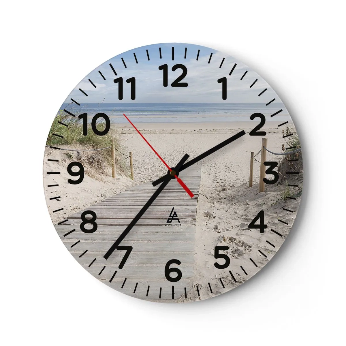 Zegar ścienny - Po horyzont - 30x30 cm