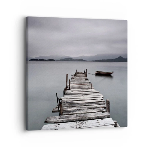 Obraz na płótnie - Jutro możesz ruszać - 30x30 cm