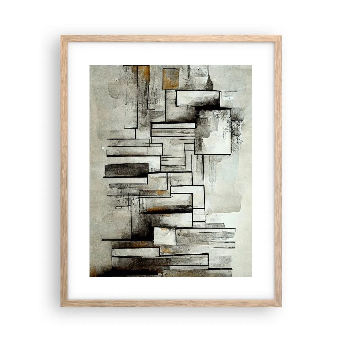 Plakat w ramie jasny dąb - Siła prostoty - 40x50 cm