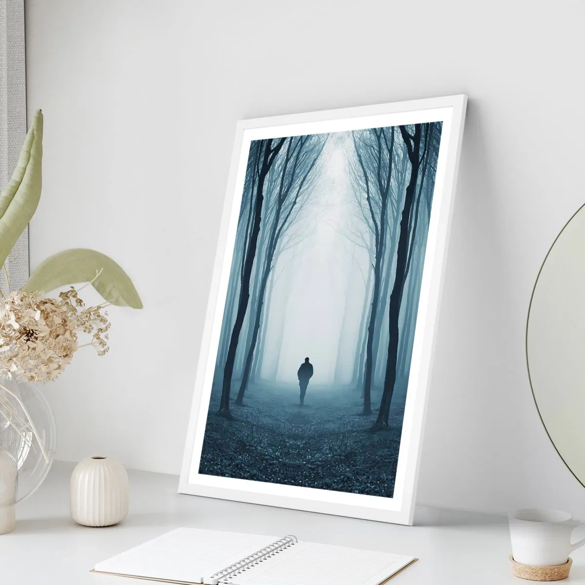 Plakat w białej ramie - I wszystko proste i jasne - 61x91 cm