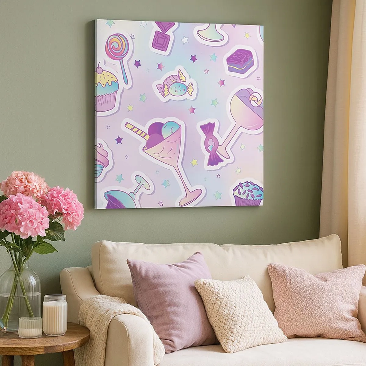 Obraz na płótnie - Żeby codziennie były urodziny - 30x30 cm