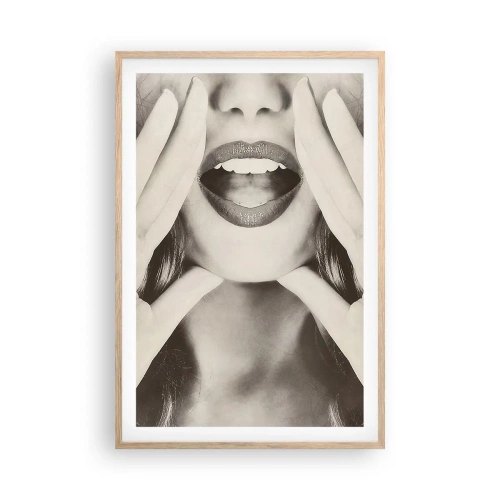 Plakat w ramie jasny dąb - Już idę! - 61x91 cm