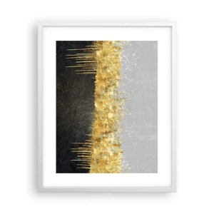 Plakat w białej ramie - W głąb i ku górze - 40x50 cm
