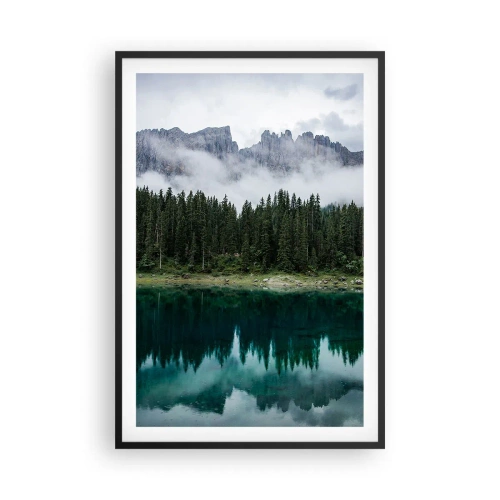 Plakat w czarnej ramie - Cicho, cicho, nie budźmy wody spiącej… - 61x91 cm