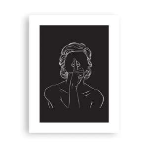 Plakat - Piękno rozkwita w ciszy - 30x40 cm