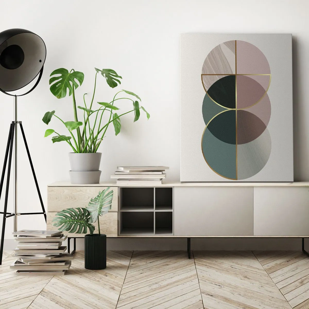 Obraz na płótnie - Koło za kołem… - 65x120 cm