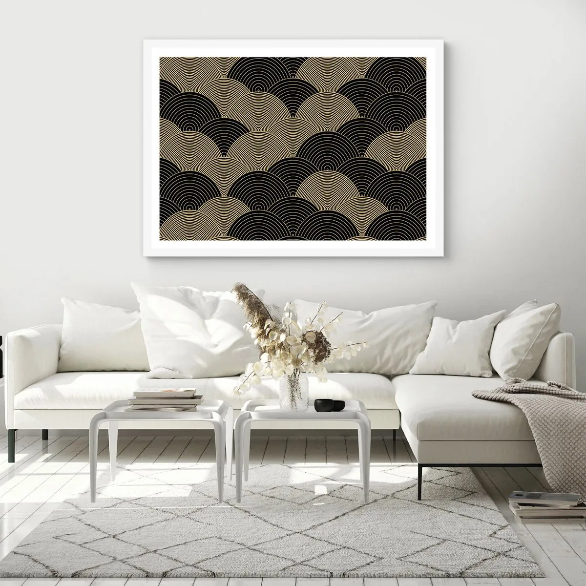 Plakat w białej ramie - Jedność w wielości - 40x30 cm
