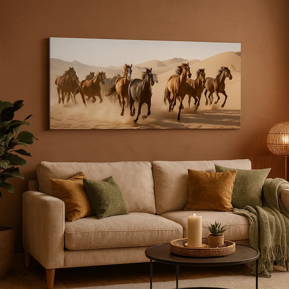 Obraz na płótnie - Wolne jak wiatr - 30x30 cm