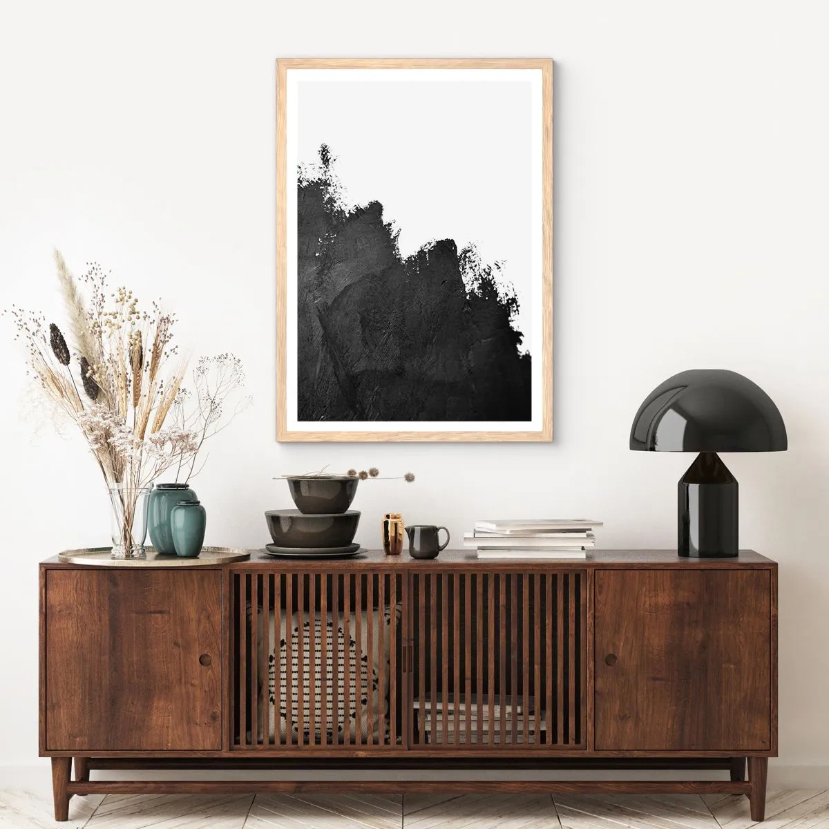 Plakat w ramie jasny dąb - Żywioły: ziemia - 70x100 cm