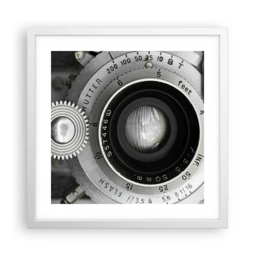 Plakat w białej ramie - Opowieść o Hollywood - 40x40 cm