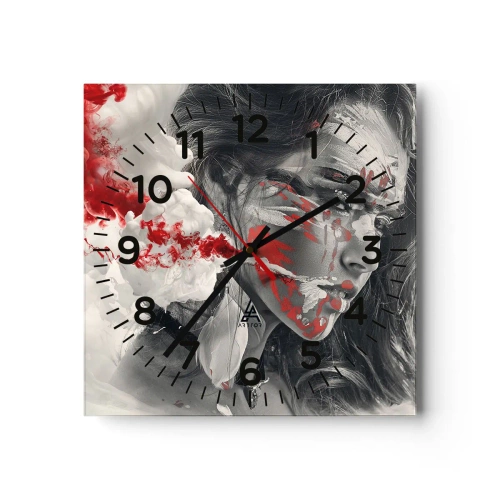 Zegar ścienny - W oparach absurdu - 40x40 cm