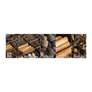 Fototapeta Próbka Samoprzylepna Deluxe Sticker - Skarbiec aromatów - Przyprawy, Kawa, Cynamon - 100x30 cm