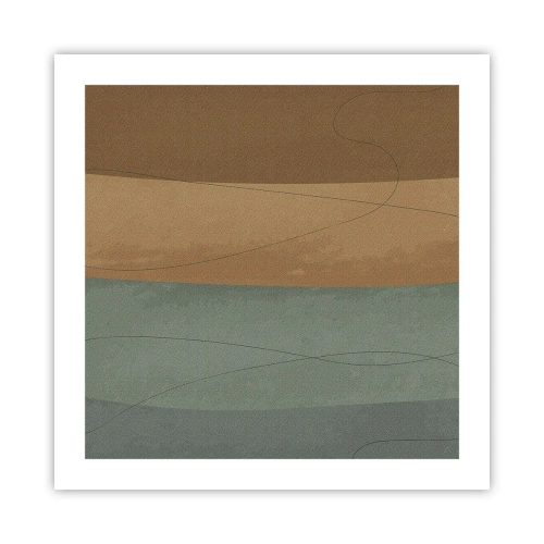 Plakat - Kompozycja horyzontalna - 50x50 cm